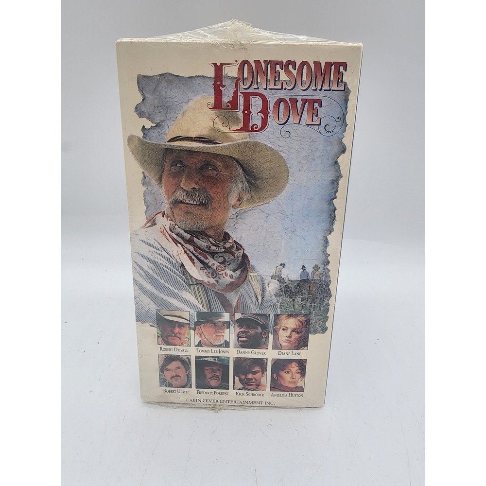 Lonesome Dove VHS Box Set 4 Tape Collection Cabin Fever Entertainment New Sealed